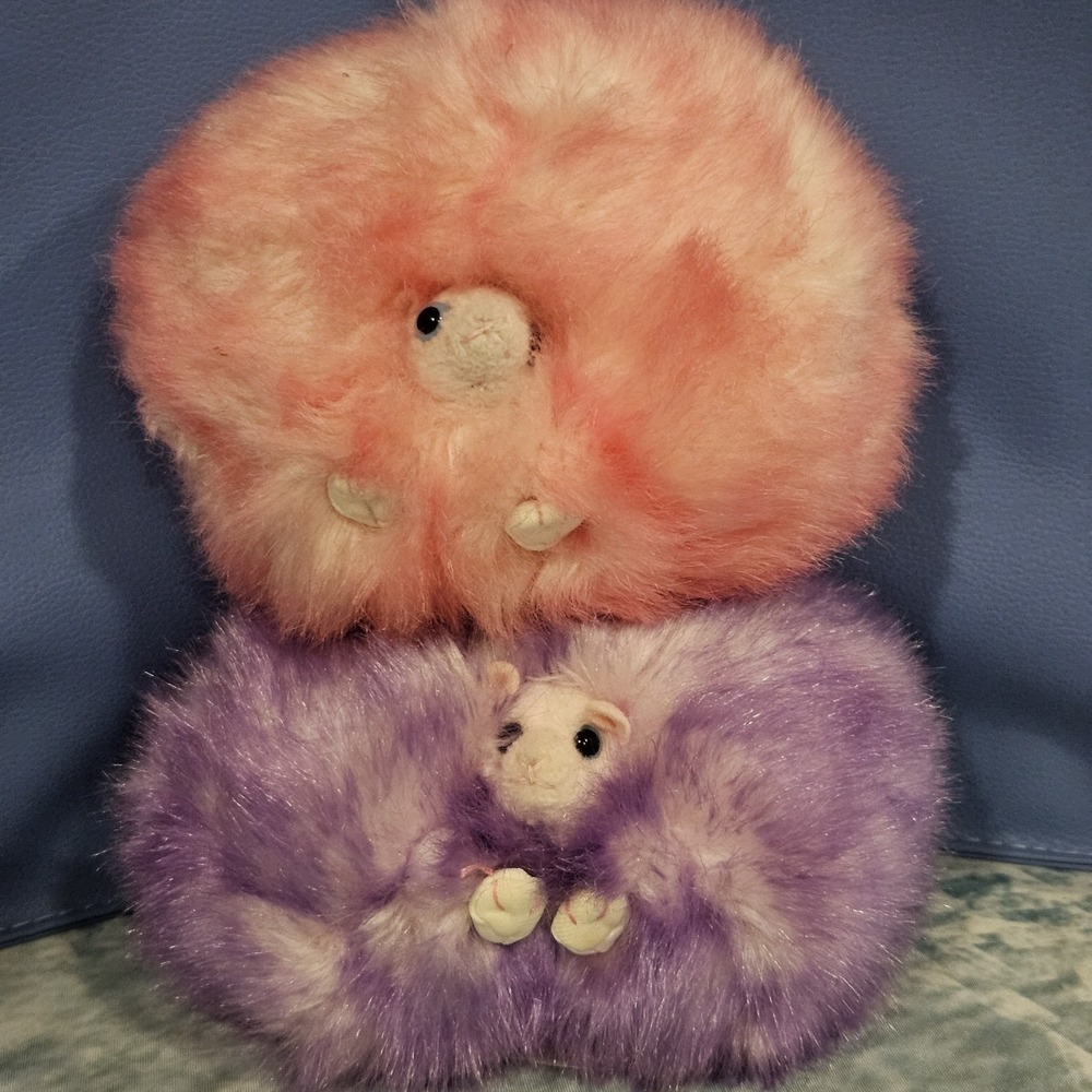 Harry Potter Wizarding World Pygmy Puff‎ Plush Lot Pink Purple 2 Pc Bundle